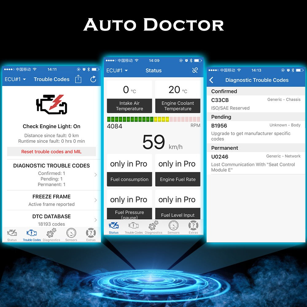 OBD-V4.0:  car detector, constantly observe the health of the car