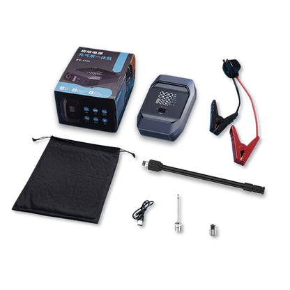 Air-KF03: Upgraded 6000A Peak Current Car Jump Starter and Air Compressor