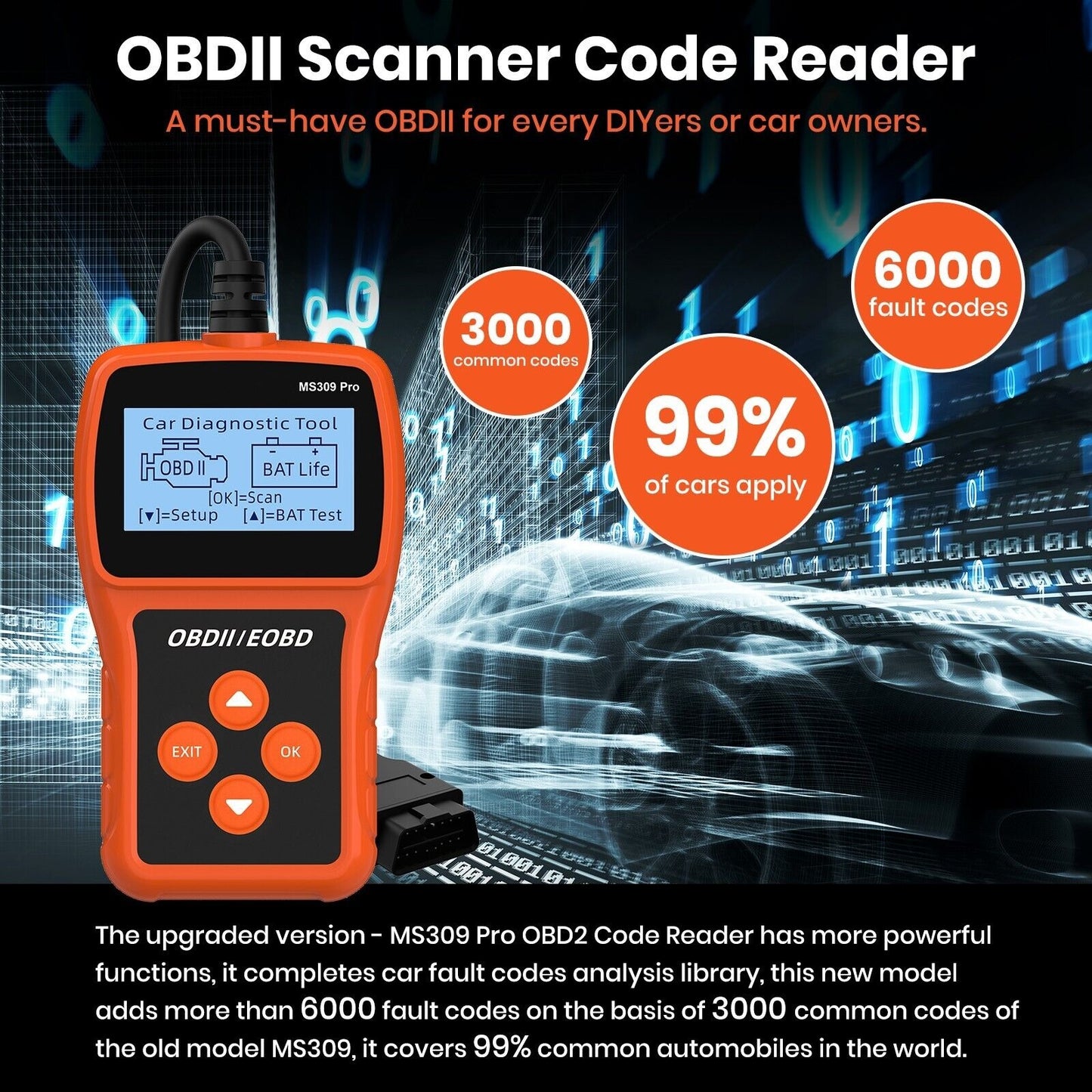 OBD-MS309: Automotive diagnostic tool OBD