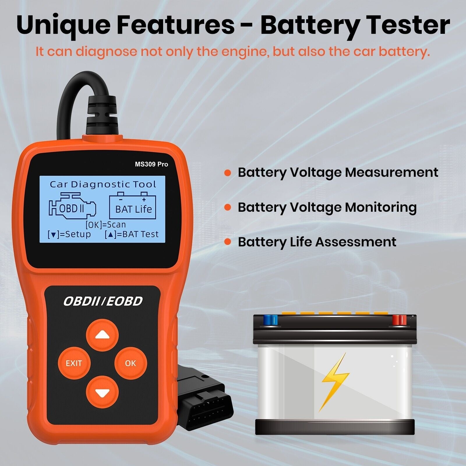 OBD-MS309: Automotive diagnostic tool OBD